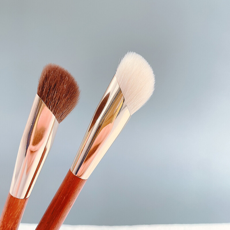 Karsyngirl 1db Profession Face Contour Sculpting Brush Szintetikus Haj Highlight Brush Púder Sculpting Ecsetek Smink eszköz