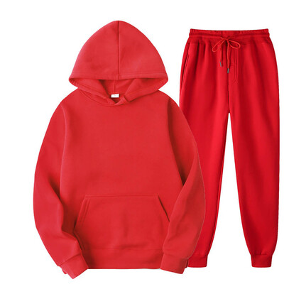 Pánske tepláky s kapucňou a nohavice Jogger Vysokokvalitné pánske denné ležérne športové mikiny s kapucňou Jogger Suit