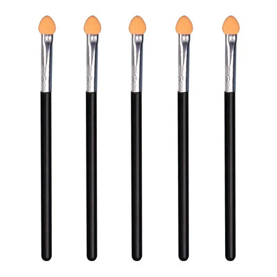 Karsyngirl 2/5 vnt Sponge akių šešėlių šepetėlis, medvilninis širdies formos akių dėmių šepetėlis veido makiažo priemonės grožio rinkinys