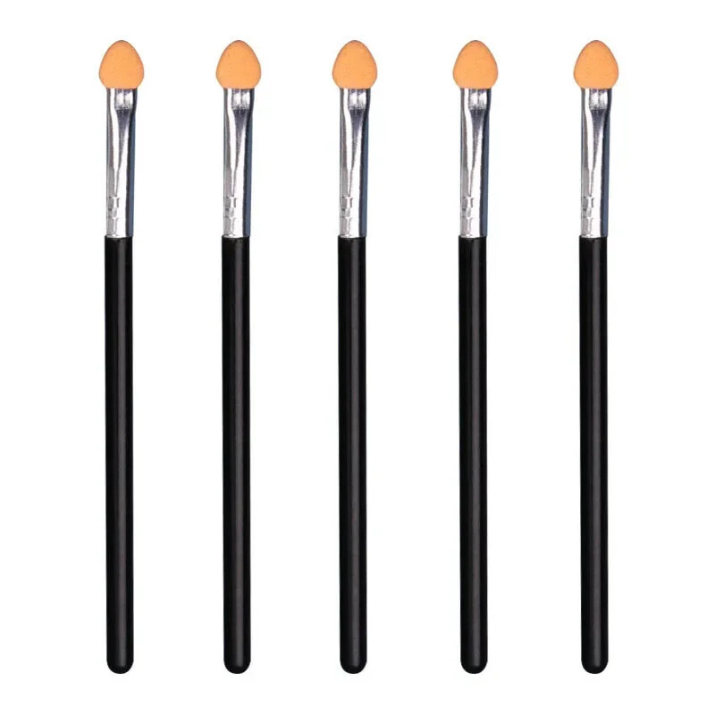 Karsyngirl 2/5 vnt Sponge akių šešėlių šepetėlis, medvilninis širdies formos akių dėmių šepetėlis veido makiažo priemonės grožio rinkinys