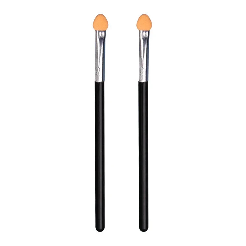 Karsyngirl 2/5 vnt Sponge akių šešėlių šepetėlis, medvilninis širdies formos akių dėmių šepetėlis veido makiažo priemonės grožio rinkinys