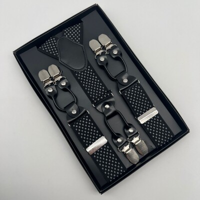 Ζαρτιέρες για ενήλικες 3,5cm6 Κλιπ Fashion Business Gentleman Ελαστικές Ζαρτιέρες Γάμος Performance Party Οικογενειακό Δώρο Σιδεράκια Ανδρικά