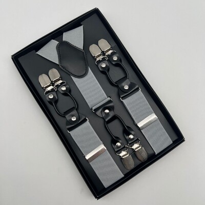 Ζαρτιέρες για ενήλικες 3,5cm6 Κλιπ Fashion Business Gentleman Ελαστικές Ζαρτιέρες Γάμος Performance Party Οικογενειακό Δώρο Σιδεράκια Ανδρικά