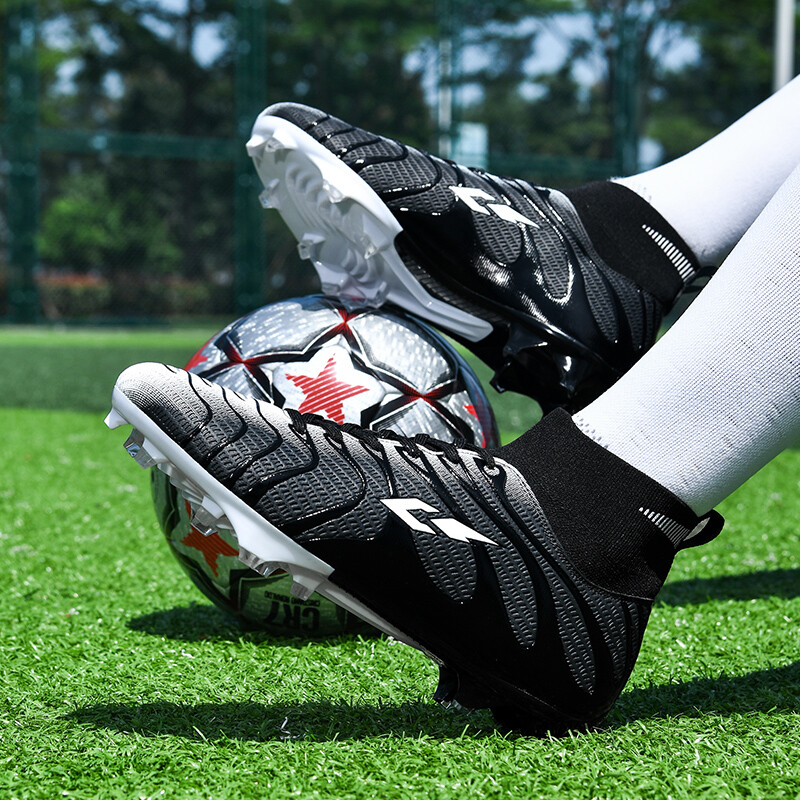 Vīriešu futbola apavi TF/FG futbola zābaki, elpojoši, neslīdoši, zāle treniņu sporta kurpes āra sporta futbola apavi