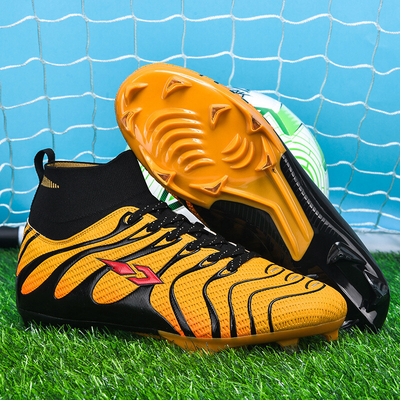 Vīriešu futbola apavi TF/FG futbola zābaki, elpojoši, neslīdoši, zāle treniņu sporta kurpes āra sporta futbola apavi