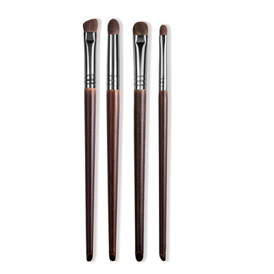OVW sminkecsetek 4 db-os szemsmink ecset készlet szemhéjfesték keverő szemöldökkefe Lószőr kozmetikai eszközök