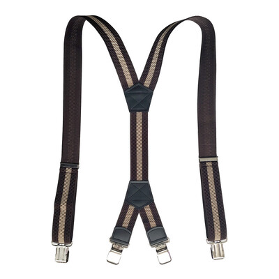 Ζαρτιέρες ενηλίκων βαρέως τύπου 3,8 εκ. 4 δυνατά κλιπ XY Τύπος καλαμποκιού Ρυθμιζόμενο ελαστικό ανδρικό παντελόνι τιράντες για ελεύθερο χρόνο