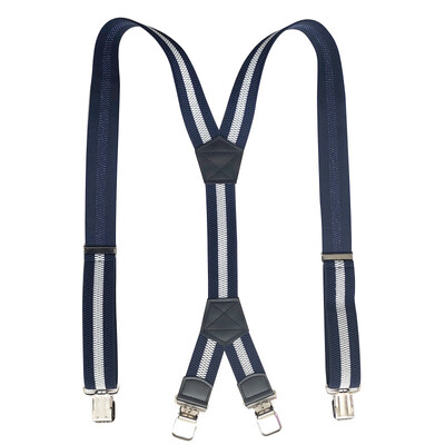 Ζαρτιέρες ενηλίκων βαρέως τύπου 3,8 εκ. 4 δυνατά κλιπ XY Τύπος καλαμποκιού Ρυθμιζόμενο ελαστικό ανδρικό παντελόνι τιράντες για ελεύθερο χρόνο