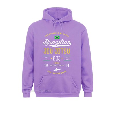 Ocean Shark Jiu Jitsu Majica za BJJ Jujitsu Poklon Manga Hoodies za žene Smiješne majice dugih rukava Odjeća u 3D stilu