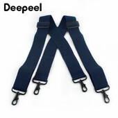 1db Deepeel 5*120cm új divatos széles férfi függőnadrág fekete horogcsattal 4 kapcsos sztreccs férfi Jockstrap munkamerevítő tartozék