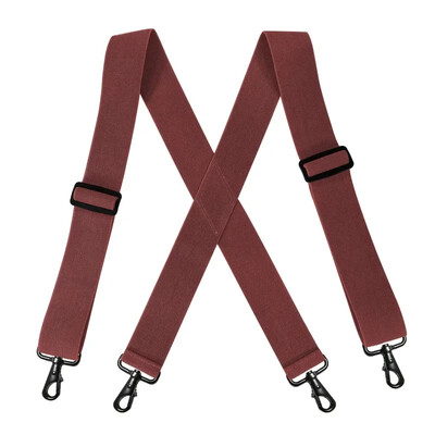 1db Deepeel 5*120cm új divatos széles férfi függőnadrág fekete horogcsattal 4 kapcsos sztreccs férfi Jockstrap munkamerevítő tartozék