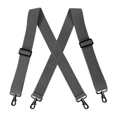 1db Deepeel 5*120cm új divatos széles férfi függőnadrág fekete horogcsattal 4 kapcsos sztreccs férfi Jockstrap munkamerevítő tartozék