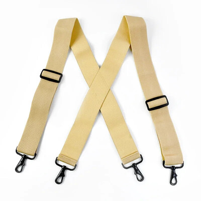 1db Deepeel 5*120cm új divatos széles férfi függőnadrág fekete horogcsattal 4 kapcsos sztreccs férfi Jockstrap munkamerevítő tartozék