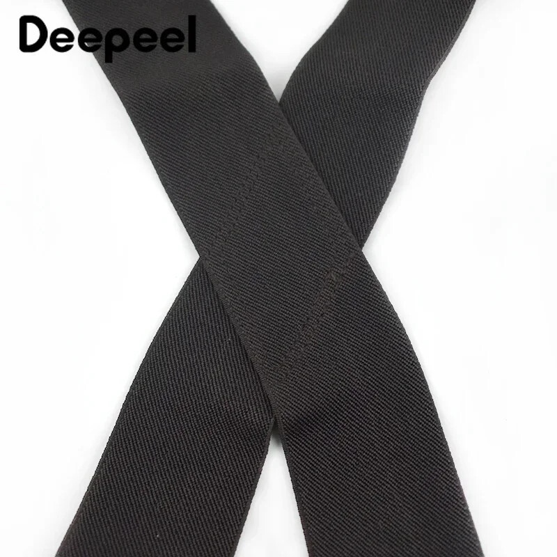1db Deepeel 5*120cm új divatos széles férfi függőnadrág fekete horogcsattal 4 kapcsos sztreccs férfi Jockstrap munkamerevítő tartozék