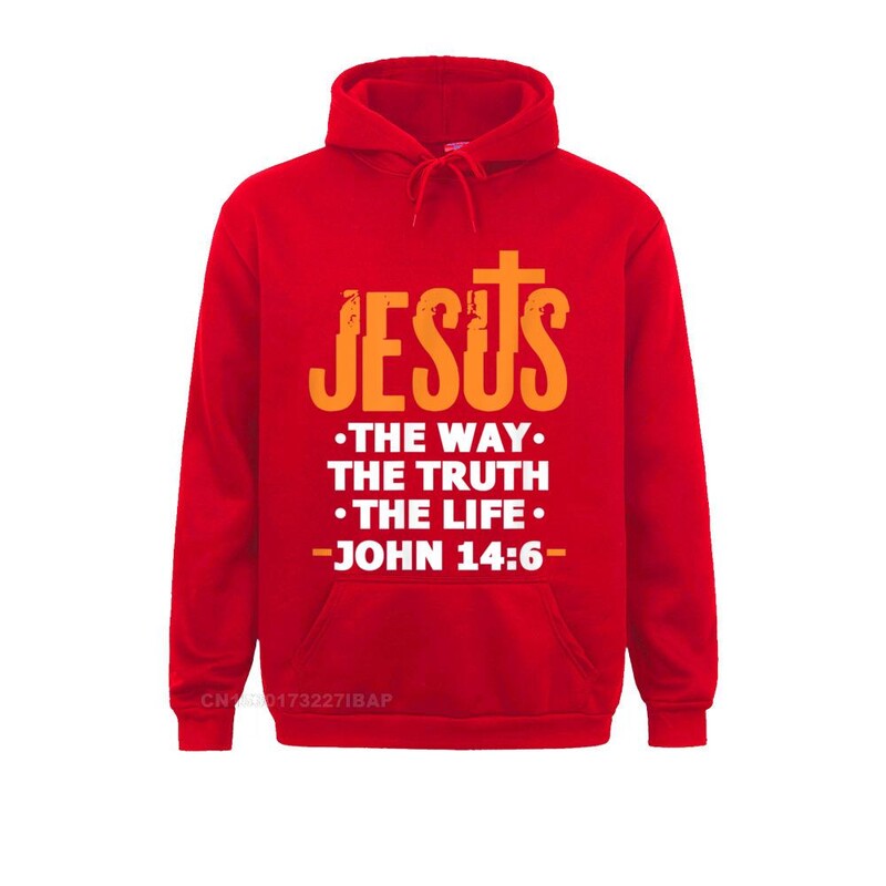 Ježišova cesta, pravda, život, Ján 14 6, kresťanský biblický verš, mikina s kapucňou, oblečenie na jeseň, módne trendy, ženy, anglický štýl