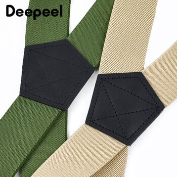 Deepeel 3,8*125cm Μόδα Ανδρικές Ζαρτιέρες Ενήλικες 2 Κλιπ Πλαϊνά Πλαστικά Σιδεράκια Λουράκι για Ζώνη Πουκάμισο Παντελόνι Ζαρτή Ανδρικό Jockstrap