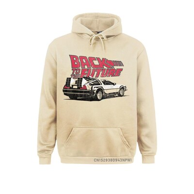 Back To The Future DeLorean Graphic Pullover 2021 Популярни суичъри за момчета Суичъри с дълъг ръкав Готически дрехи Зима