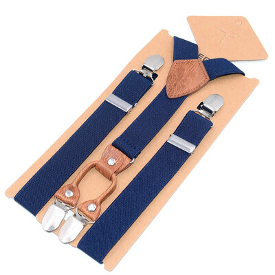 1Gb Deepeel 2,5*75cm Bērnu svītraini 4 Clip Y-formas piekariņi zēniem un meitenēm elastība Jockstrap bikses pakaramais vīrietis