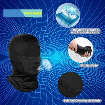 Balaclava Face Mask Μάσκα σκι για άνδρες Γυναικείες μάσκα πλήρους προσώπου Κουκούλα Snow Motorcycle Running Cold Weather