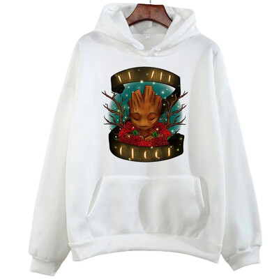 Ανδρικά φούτερ με κουκούλα Marvel Daily Cartoon Tree Man Groot Creative Fashion Άνετα μοντέρνα φθινοπωρινά ανδρικά φούτερ