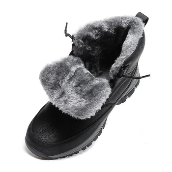 Super Warm Winter Boots With Fur Outdoor Snow Men Boots Snow Αντιολισθητικές Αδιάβροχες Μπότες Ανδρικά παπούτσια Winter botas High Top hombre