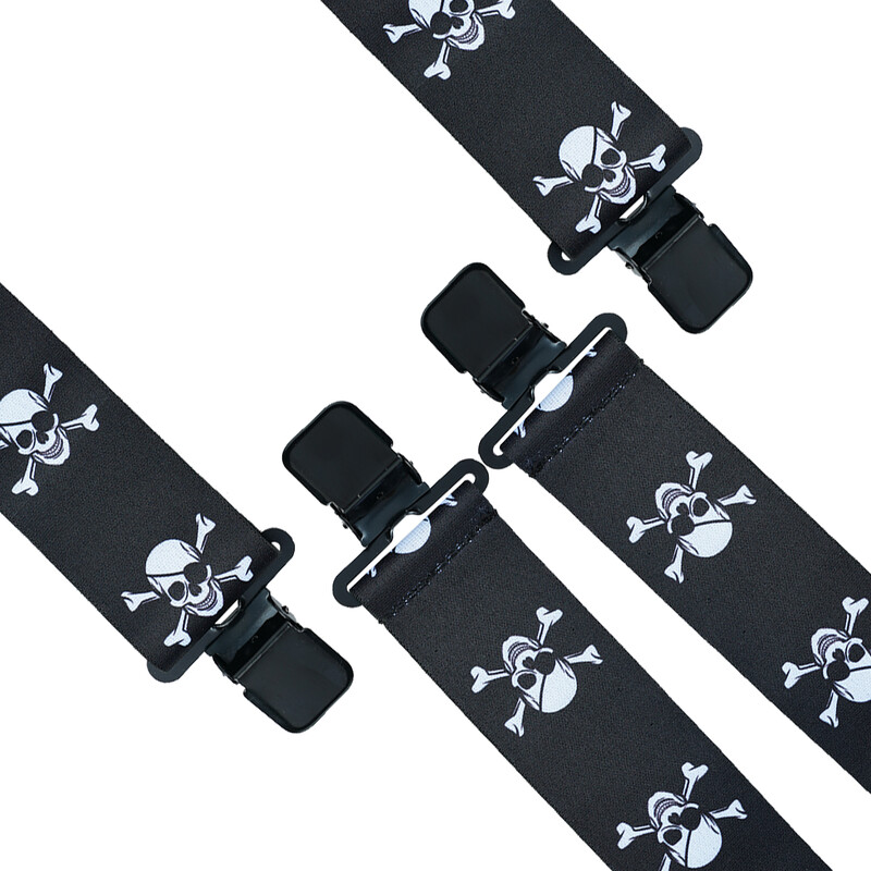 Férfi nadrágtartók 2" széles, állítható és elasztikus merevítők, X forma erős kapcsokkal - nagy teherbírású elasztikus nadrágtartó férfiaknak