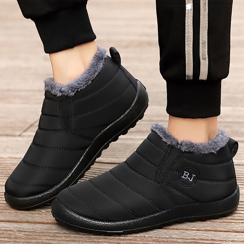 2024 Zimske cipele za muškarce Čizme Vodootporne zimske čizme Ležerne gležnjače Snow Botas Para Hombre Muške ležerne cipele Krzneni par