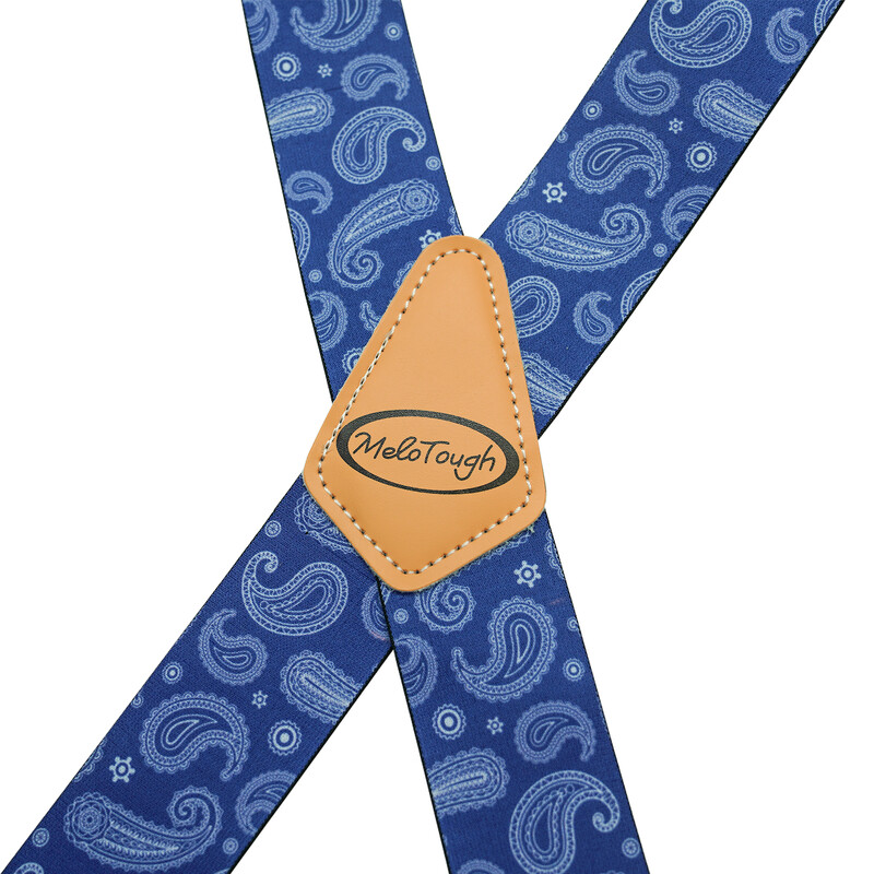 Ανδρικές ζαρτιέρες MELOTOUGH Πλήρως ελαστικές 2 ιντσών πλάτος X πίσω Ζαρτιέρες εργασίας βαρέως τύπου Εργαλείο Ζαρτιέρες Ανδρική ανάρτηση