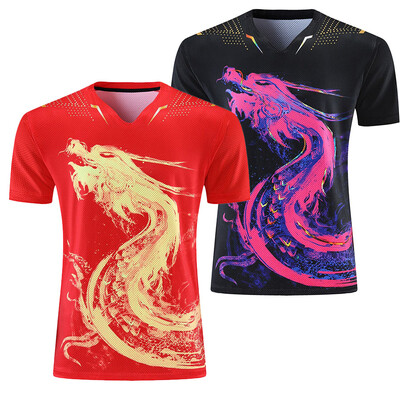 Cele mai recente tricouri de tenis de masă din China pentru bărbați, femei, copii, tricou de ping pong din China, cămăși de tenis de masă, tricou sport