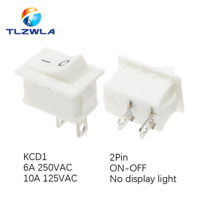 10 TK lüliti SISSE-VÄLJA KCD1 15*21mm 2-kontaktiline laevatüübi lüliti 6A 250V 10A 125V 15X21 klahvlüliti toitelüliti