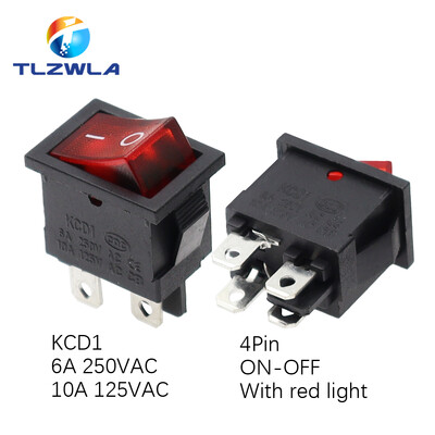 10 TK lüliti SISSE-VÄLJA KCD1 15*21mm 2-kontaktiline laevatüübi lüliti 6A 250V 10A 125V 15X21 klahvlüliti toitelüliti