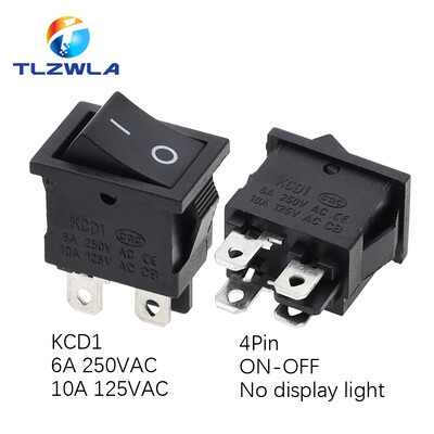 10 TK lüliti SISSE-VÄLJA KCD1 15*21mm 2-kontaktiline laevatüübi lüliti 6A 250V 10A 125V 15X21 klahvlüliti toitelüliti