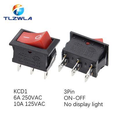 10 TK lüliti SISSE-VÄLJA KCD1 15*21mm 2-kontaktiline laevatüübi lüliti 6A 250V 10A 125V 15X21 klahvlüliti toitelüliti