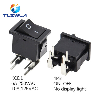 10 TK lüliti SISSE-VÄLJA KCD1 15*21mm 2-kontaktiline laevatüübi lüliti 6A 250V 10A 125V 15X21 klahvlüliti toitelüliti