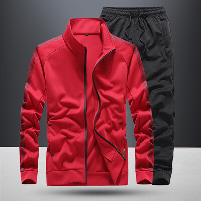 Seturi de îmbrăcăminte sport pentru bărbați Trening casual Costume de toamnă pentru bărbați Hanorac+pantaloni 2 piese Costum sport Îmbrăcăminte soț Plus mărime 7XL