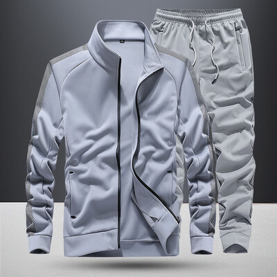 Seturi de îmbrăcăminte sport pentru bărbați Trening casual Costume de toamnă pentru bărbați Hanorac+pantaloni 2 piese Costum sport Îmbrăcăminte soț Plus mărime 7XL