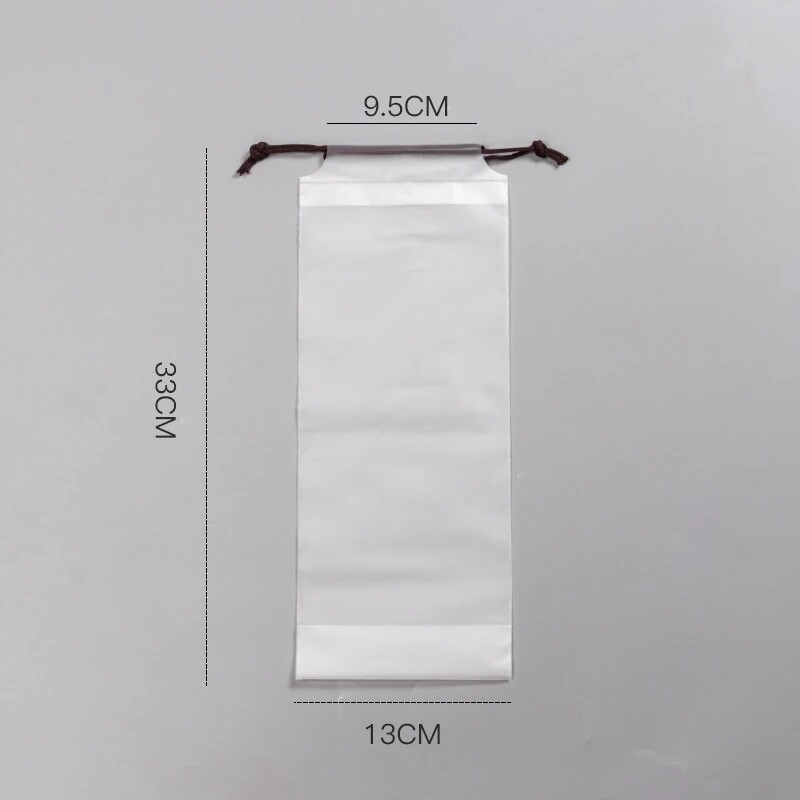 Matinis permatomas plastikinis maišelis skėčio laikymo maišelis Daugkartinis nešiojamasis skėčio raištelis laikymo dangtelis Namų laikymo organizatorius