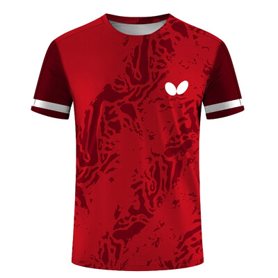 2024 Νέα καλοκαιρινά ανδρικά μπλουζάκια επιτραπέζιας αντισφαίρισης Quick Dry κοντομάνικα μπλουζάκια γυμναστικής για τρέξιμο Unisex Αθλητικά ρούχα που αναπνέουν