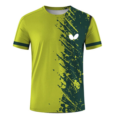 2024 Νέα καλοκαιρινά ανδρικά μπλουζάκια επιτραπέζιας αντισφαίρισης Quick Dry κοντομάνικα μπλουζάκια γυμναστικής για τρέξιμο Unisex Αθλητικά ρούχα που αναπνέουν