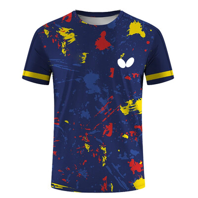 2024 Νέα καλοκαιρινά ανδρικά μπλουζάκια επιτραπέζιας αντισφαίρισης Quick Dry κοντομάνικα μπλουζάκια γυμναστικής για τρέξιμο Unisex Αθλητικά ρούχα που αναπνέουν