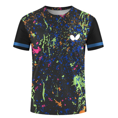 2024 Νέα καλοκαιρινά ανδρικά μπλουζάκια επιτραπέζιας αντισφαίρισης Quick Dry κοντομάνικα μπλουζάκια γυμναστικής για τρέξιμο Unisex Αθλητικά ρούχα που αναπνέουν