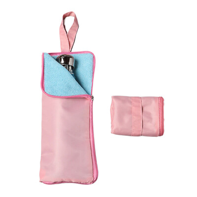 Väikese värske mustriga vihmavarju hoiukott Siduri tüüp Absorbent kokkupandav vihmavarjukott Go Out Kaasaskantav veekindel hoiukott