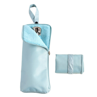 Väikese värske mustriga vihmavarju hoiukott Siduri tüüp Absorbent kokkupandav vihmavarjukott Go Out Kaasaskantav veekindel hoiukott