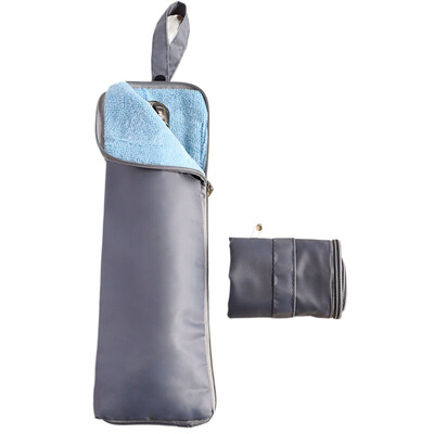 Väikese värske mustriga vihmavarju hoiukott Siduri tüüp Absorbent kokkupandav vihmavarjukott Go Out Kaasaskantav veekindel hoiukott