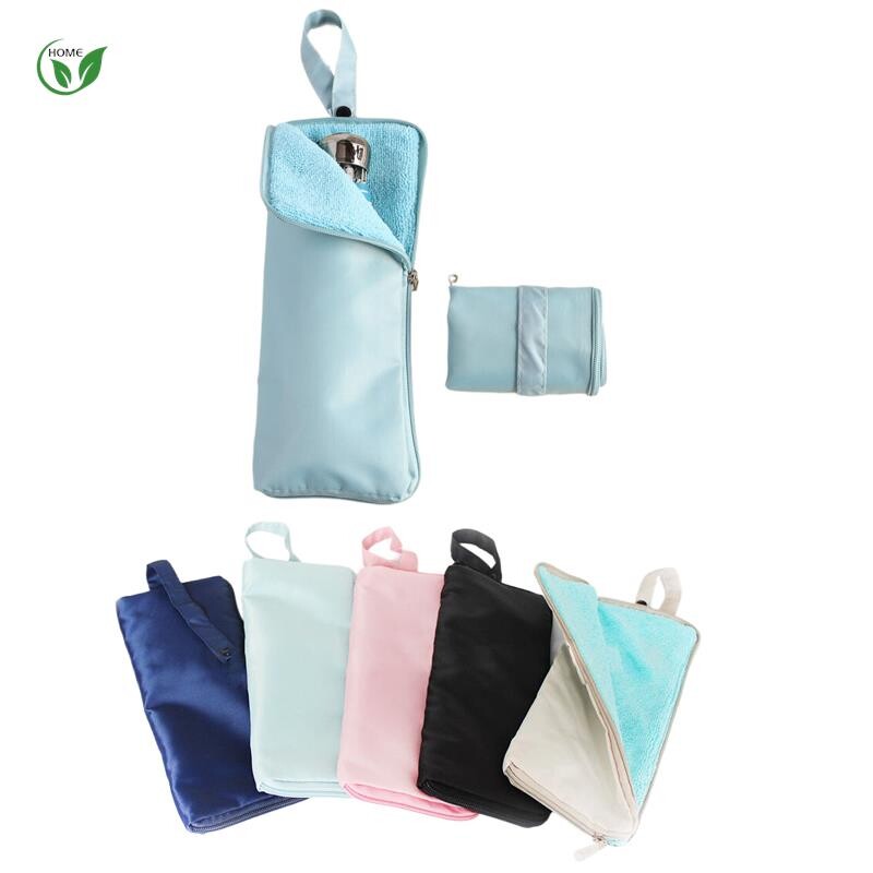 Väikese värske mustriga vihmavarju hoiukott Siduri tüüp Absorbent kokkupandav vihmavarjukott Go Out Kaasaskantav veekindel hoiukott