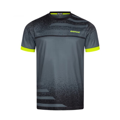 DONIC galda tenisa krekls, atloks, apaļš kakls, ātri nožūstošs sporta T-krekls, elpojošs, īsām piedurknēm galda tenisa krekls vīriešiem sievietēm