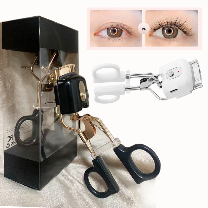 Súkromná značka Nová mini kozmetická make-up USB nabíjateľná elektrická inteligentná ohrievacia prenosná vyhrievaná kulma na mihalnice