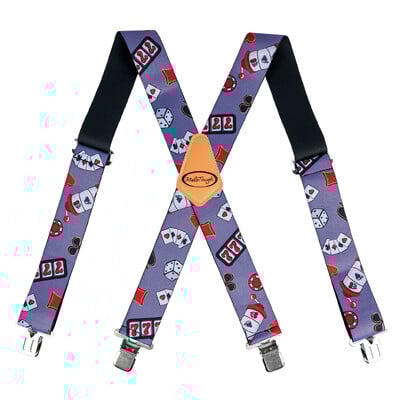 Bretete pentru bărbați MELOTOUGH, complet elastice, cu lățime de 2 inchi X spate, Bretele de lucru rezistente