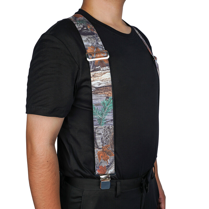 Bretete pentru bărbați MELOTOUGH, complet elastice, cu lățime de 2 inchi X spate, Bretele de lucru rezistente