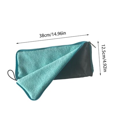 Lietussargu uzglabāšanas soma ūdeni absorbējoša lietussarga soma Šenila ūdensnecaurlaidīga lietussarga soma Pārnēsājams ātri žūstošs lietussarga pārsegs